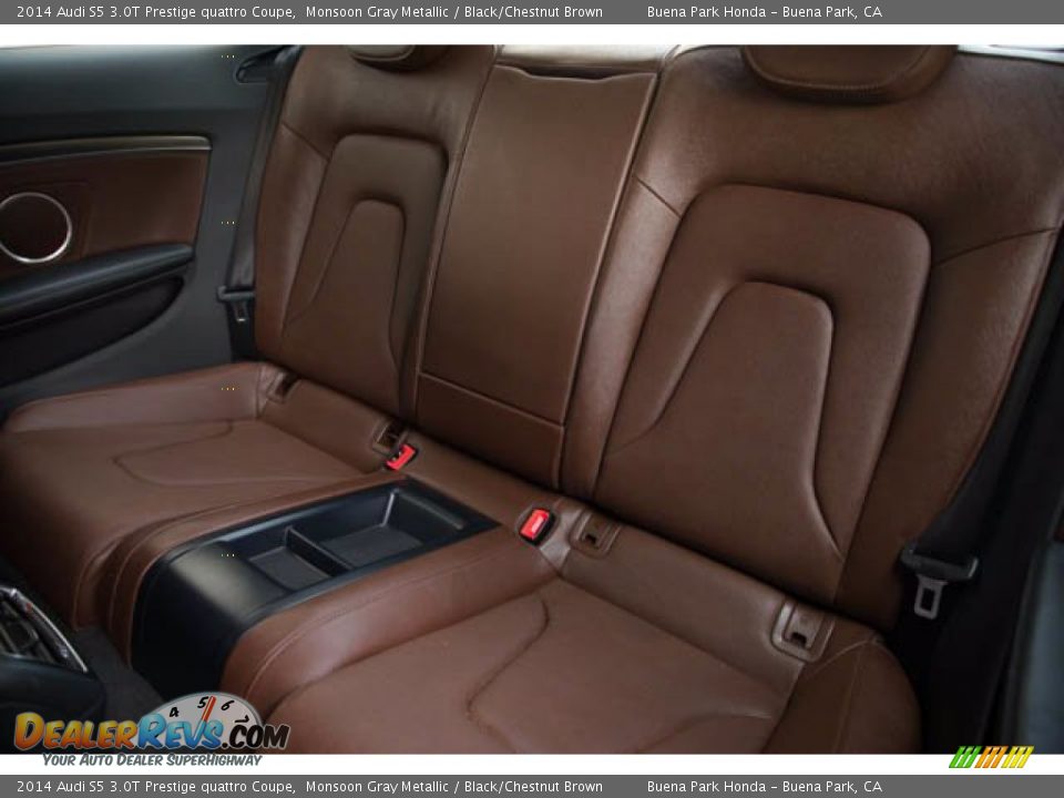 2014 Audi S5 3.0T Prestige quattro Coupe Monsoon Gray Metallic / Black/Chestnut Brown Photo #4