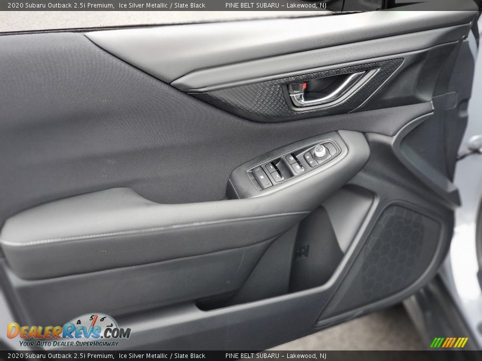 2020 Subaru Outback 2.5i Premium Ice Silver Metallic / Slate Black Photo #13