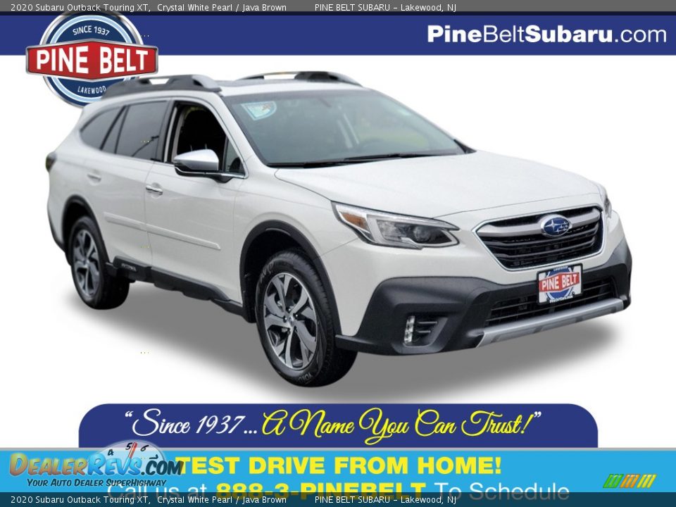 2020 Subaru Outback Touring XT Crystal White Pearl / Java Brown Photo #1