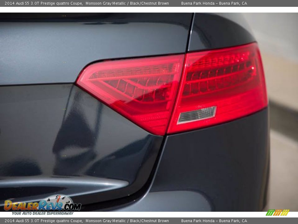 2014 Audi S5 3.0T Prestige quattro Coupe Monsoon Gray Metallic / Black/Chestnut Brown Photo #11