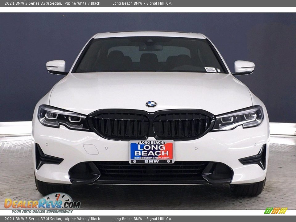2021 BMW 3 Series 330i Sedan Alpine White / Black Photo #2