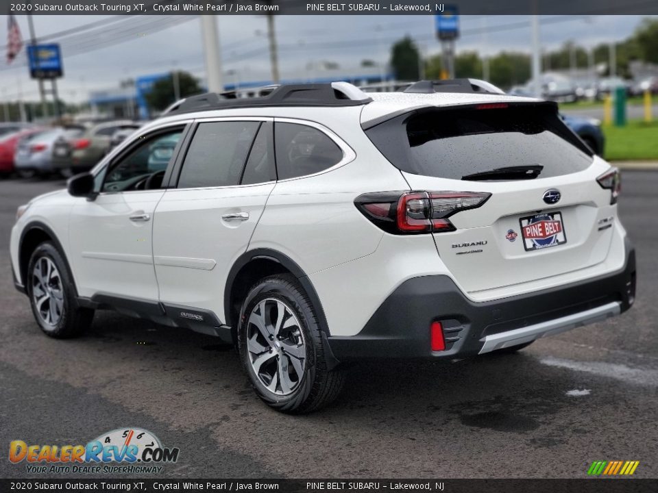 2020 Subaru Outback Touring XT Crystal White Pearl / Java Brown Photo #6