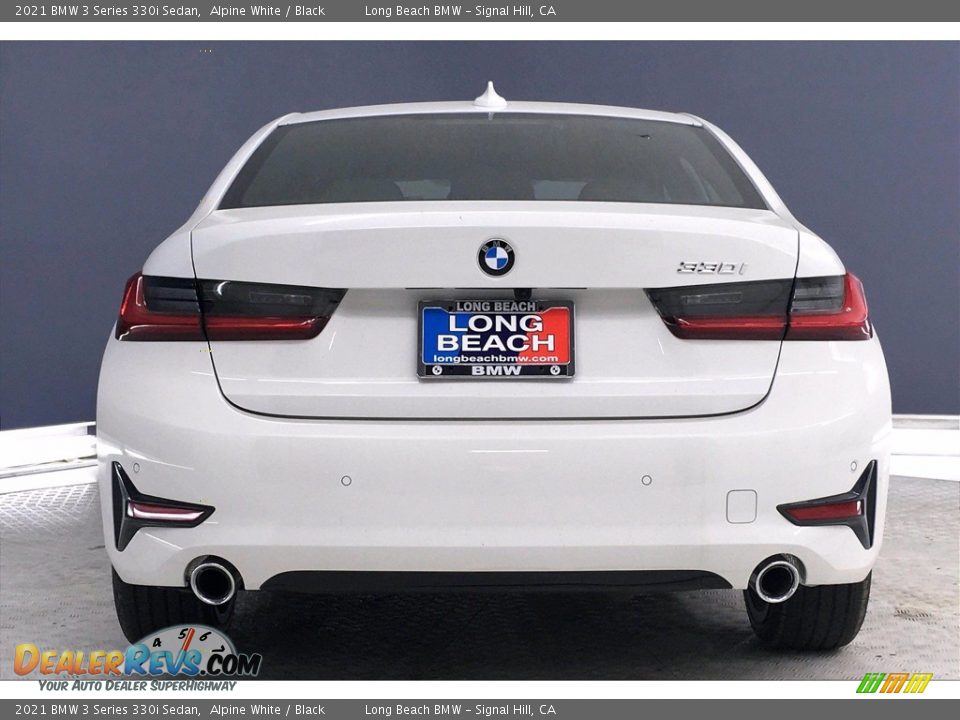 2021 BMW 3 Series 330i Sedan Alpine White / Black Photo #4