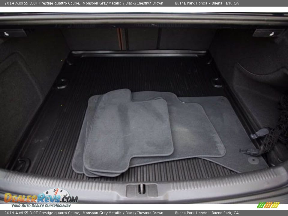 2014 Audi S5 3.0T Prestige quattro Coupe Monsoon Gray Metallic / Black/Chestnut Brown Photo #17