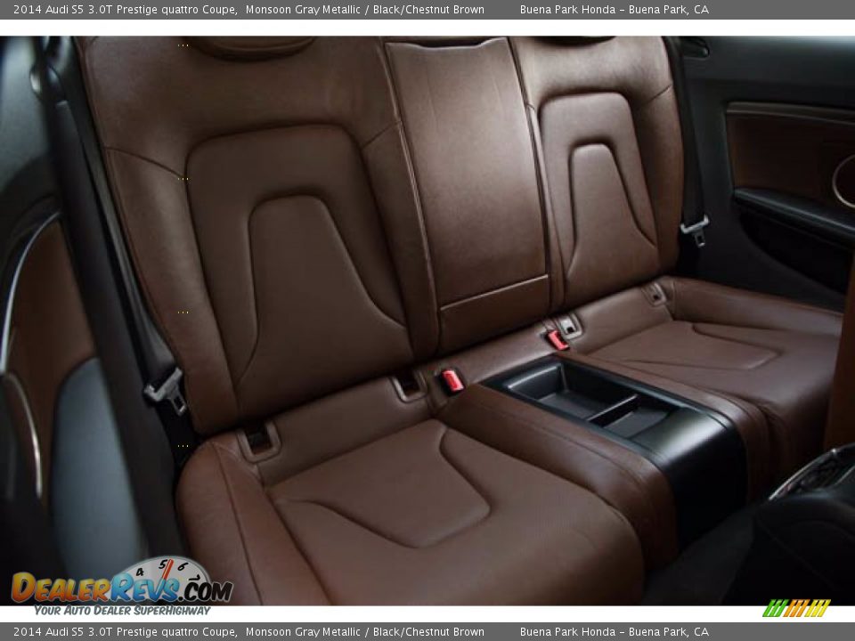 2014 Audi S5 3.0T Prestige quattro Coupe Monsoon Gray Metallic / Black/Chestnut Brown Photo #18