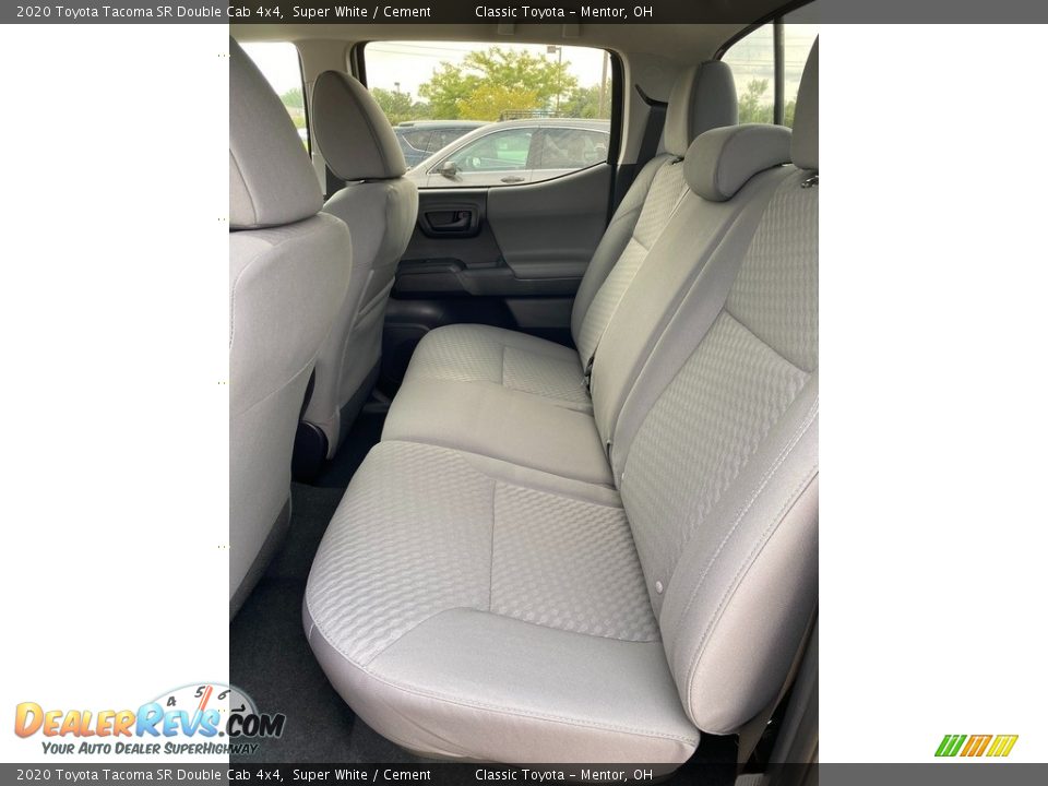 2020 Toyota Tacoma SR Double Cab 4x4 Super White / Cement Photo #3