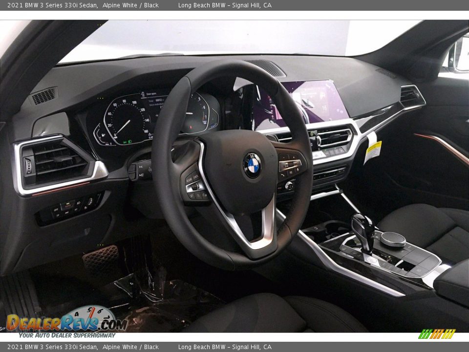 2021 BMW 3 Series 330i Sedan Alpine White / Black Photo #7