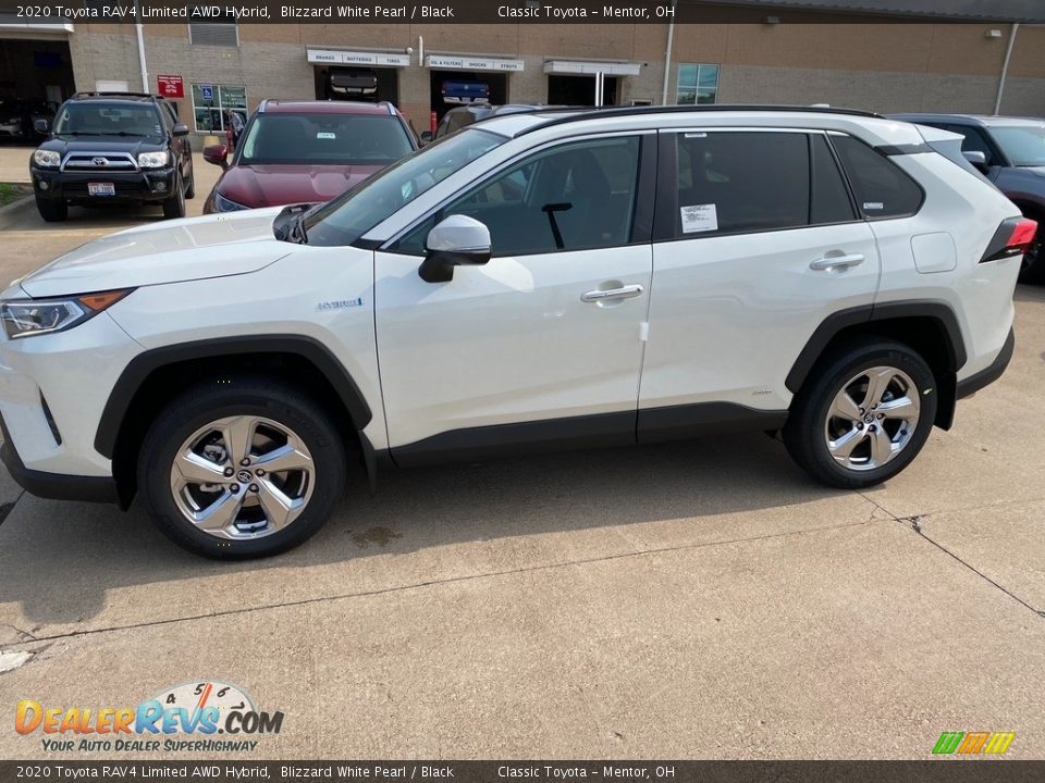2020 Toyota RAV4 Limited AWD Hybrid Blizzard White Pearl / Black Photo #1