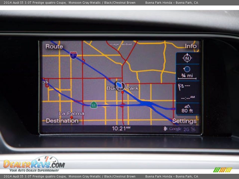 2014 Audi S5 3.0T Prestige quattro Coupe Monsoon Gray Metallic / Black/Chestnut Brown Photo #23