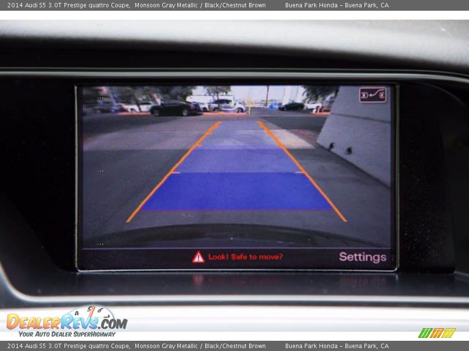 2014 Audi S5 3.0T Prestige quattro Coupe Monsoon Gray Metallic / Black/Chestnut Brown Photo #24