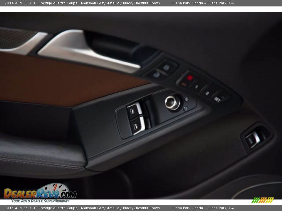 2014 Audi S5 3.0T Prestige quattro Coupe Monsoon Gray Metallic / Black/Chestnut Brown Photo #27