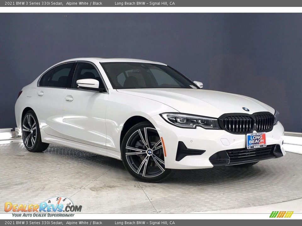2021 BMW 3 Series 330i Sedan Alpine White / Black Photo #19
