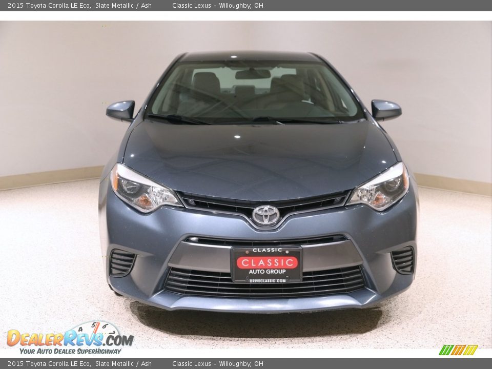 2015 Toyota Corolla LE Eco Slate Metallic / Ash Photo #2