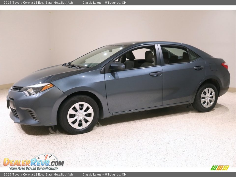 Slate Metallic 2015 Toyota Corolla LE Eco Photo #3