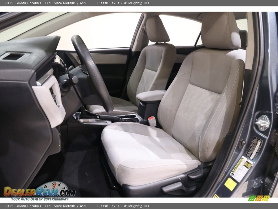 Front Seat of 2015 Toyota Corolla LE Eco Photo #5