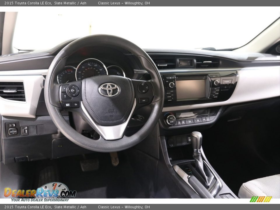 Dashboard of 2015 Toyota Corolla LE Eco Photo #6