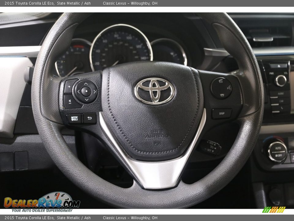 2015 Toyota Corolla LE Eco Steering Wheel Photo #7