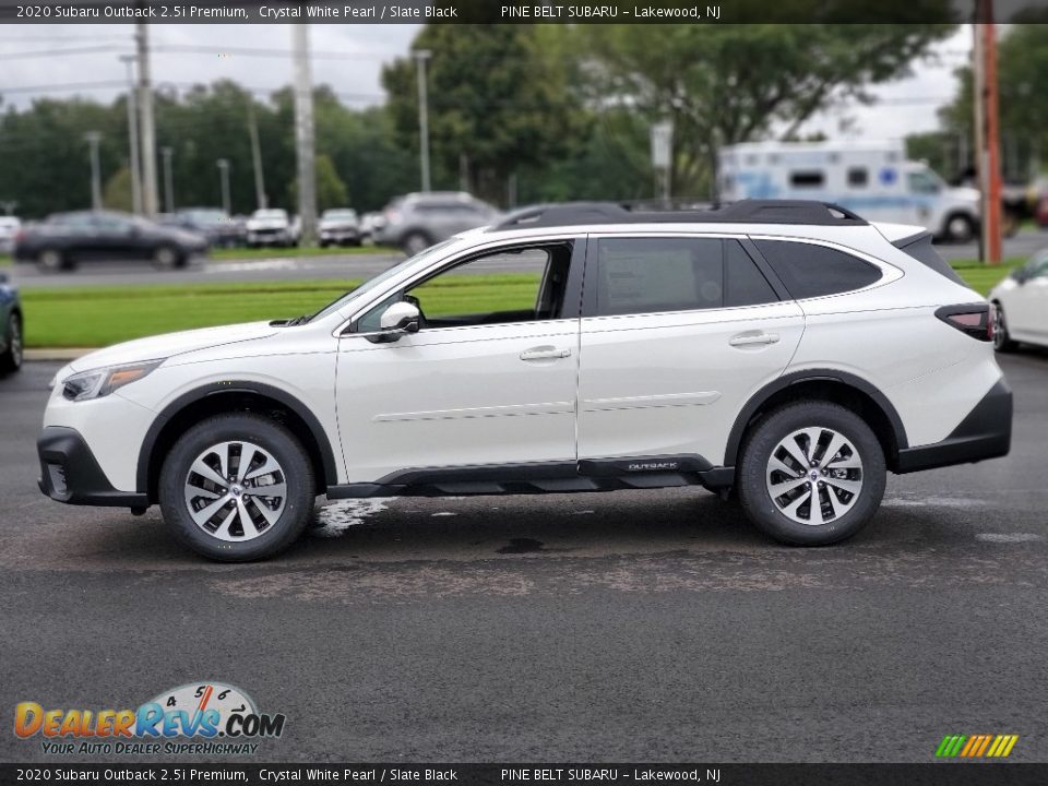 2020 Subaru Outback 2.5i Premium Crystal White Pearl / Slate Black Photo #4