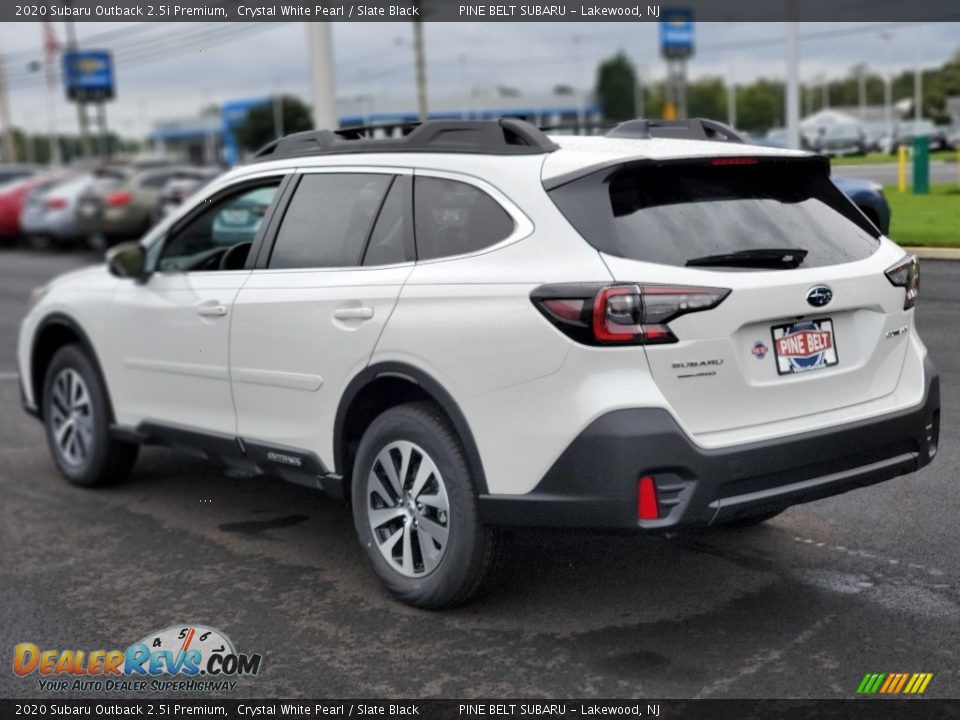 2020 Subaru Outback 2.5i Premium Crystal White Pearl / Slate Black Photo #6