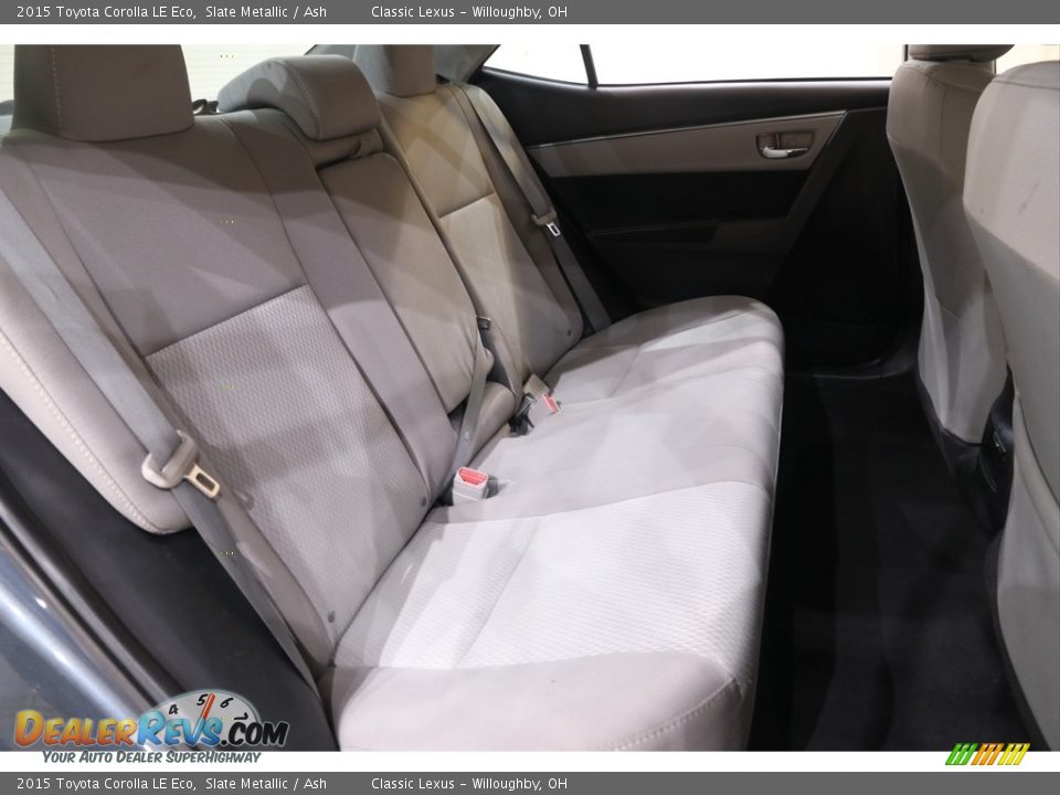 Rear Seat of 2015 Toyota Corolla LE Eco Photo #15