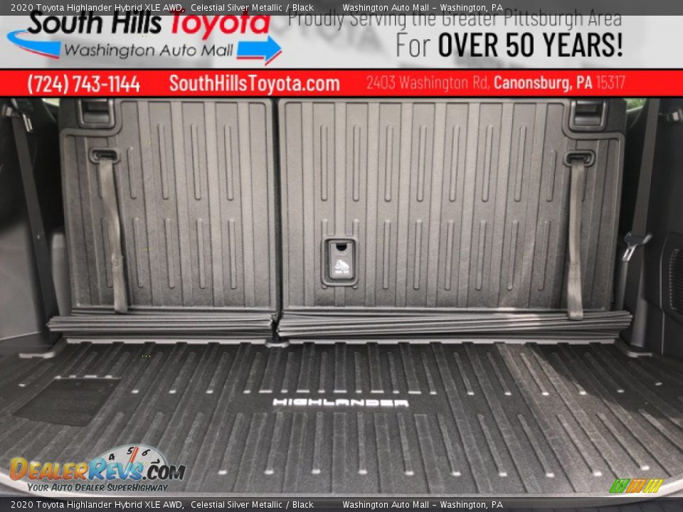 2020 Toyota Highlander Hybrid XLE AWD Celestial Silver Metallic / Black Photo #13