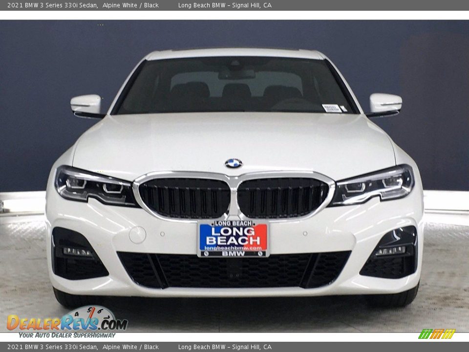 2021 BMW 3 Series 330i Sedan Alpine White / Black Photo #2