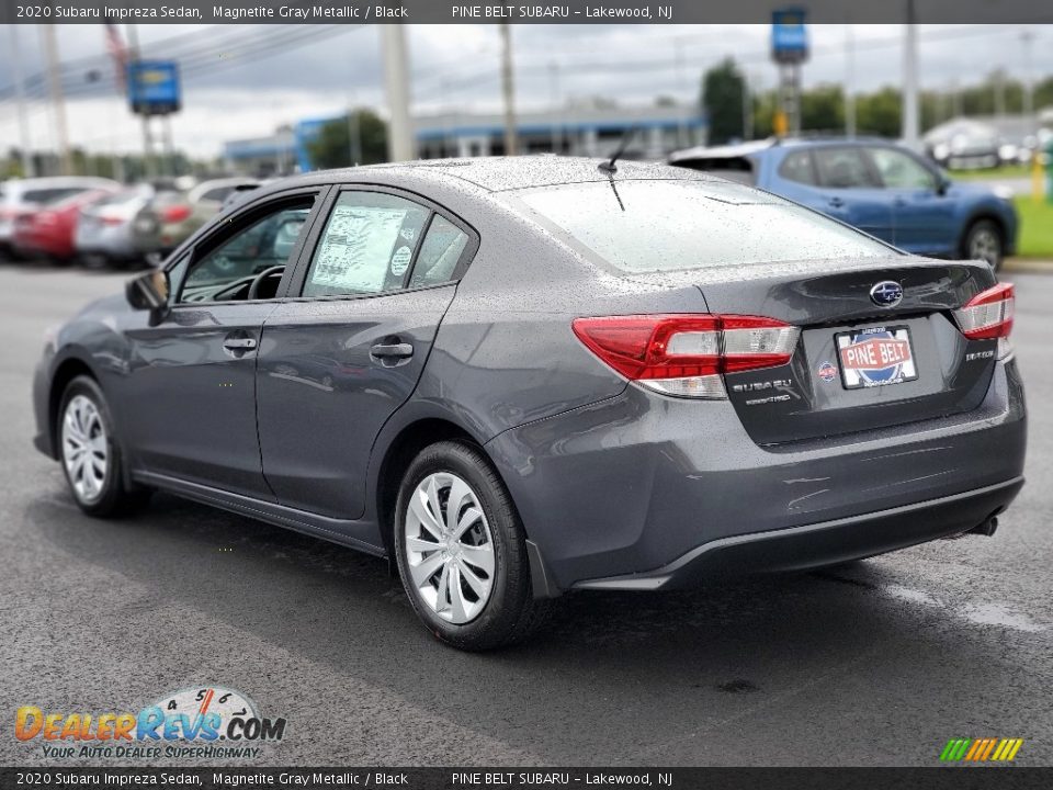 2020 Subaru Impreza Sedan Magnetite Gray Metallic / Black Photo #6