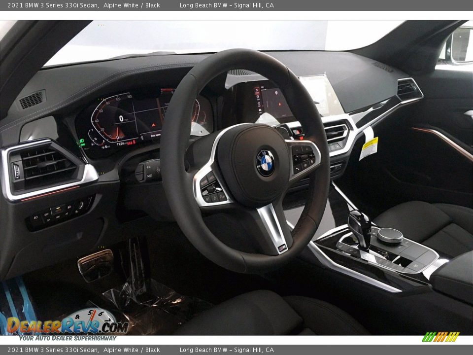 2021 BMW 3 Series 330i Sedan Alpine White / Black Photo #7