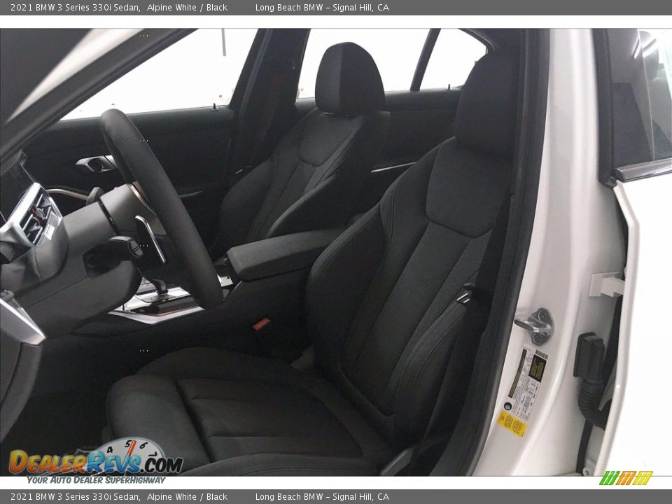 2021 BMW 3 Series 330i Sedan Alpine White / Black Photo #9