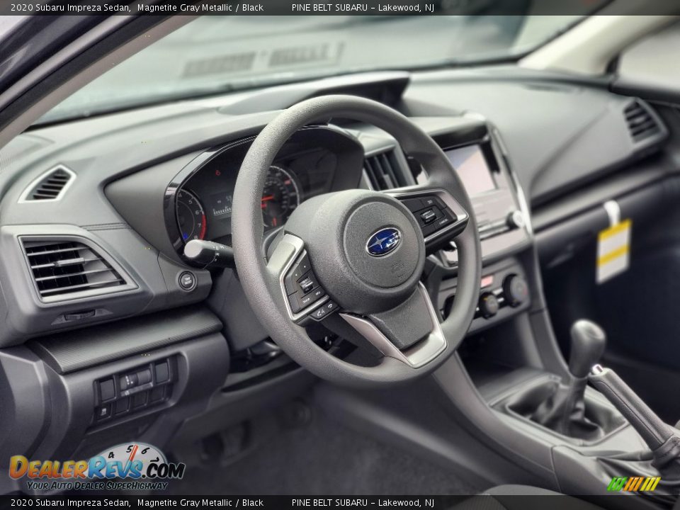 2020 Subaru Impreza Sedan Magnetite Gray Metallic / Black Photo #12