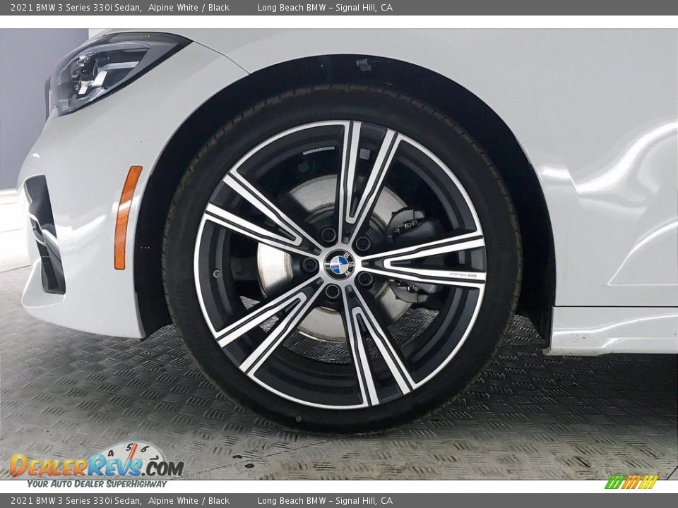 2021 BMW 3 Series 330i Sedan Alpine White / Black Photo #12