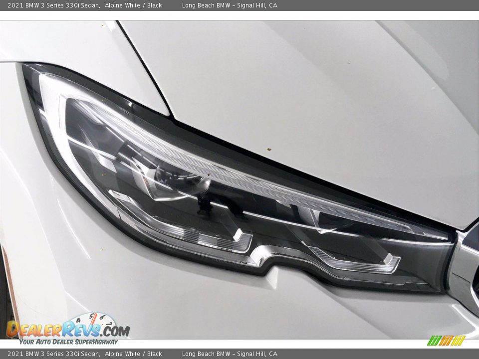 2021 BMW 3 Series 330i Sedan Alpine White / Black Photo #14