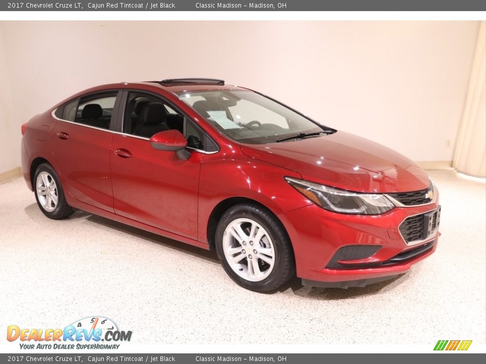 2017 Chevrolet Cruze LT Cajun Red Tintcoat / Jet Black Photo #1