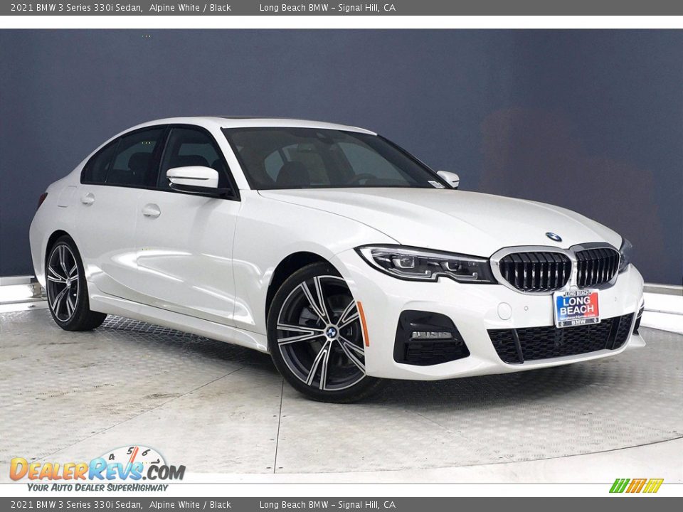 2021 BMW 3 Series 330i Sedan Alpine White / Black Photo #19