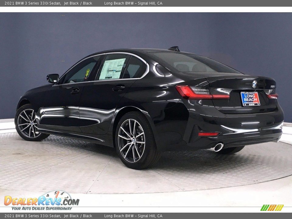 2021 BMW 3 Series 330i Sedan Jet Black / Black Photo #3