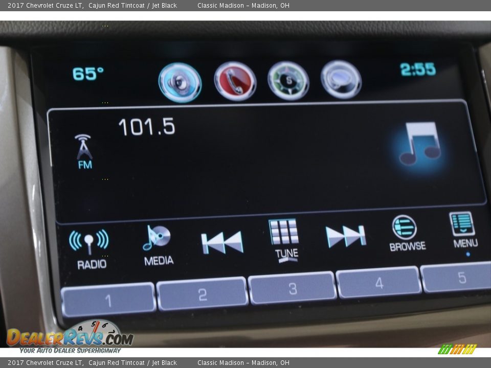 2017 Chevrolet Cruze LT Cajun Red Tintcoat / Jet Black Photo #10