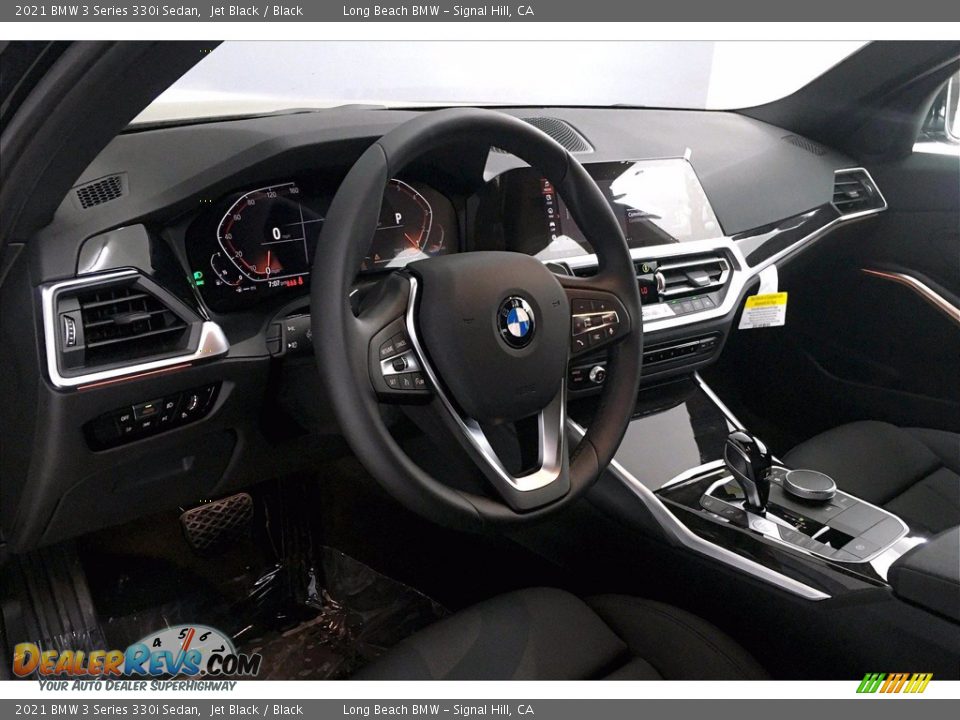 2021 BMW 3 Series 330i Sedan Jet Black / Black Photo #7