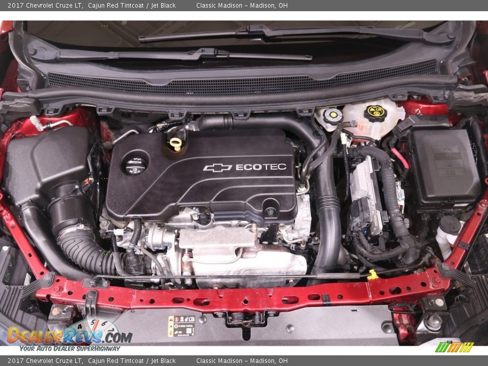 2017 Chevrolet Cruze LT Cajun Red Tintcoat / Jet Black Photo #24