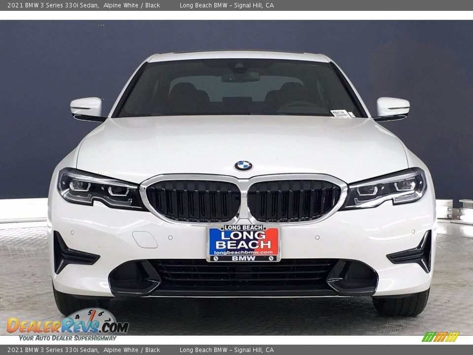 2021 BMW 3 Series 330i Sedan Alpine White / Black Photo #2