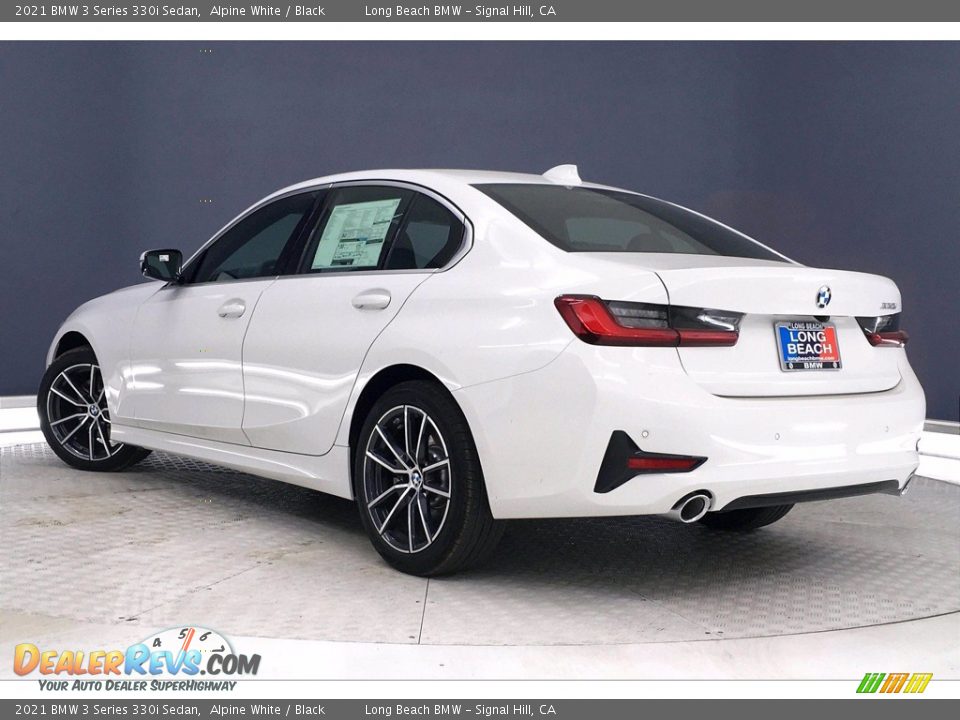 2021 BMW 3 Series 330i Sedan Alpine White / Black Photo #3