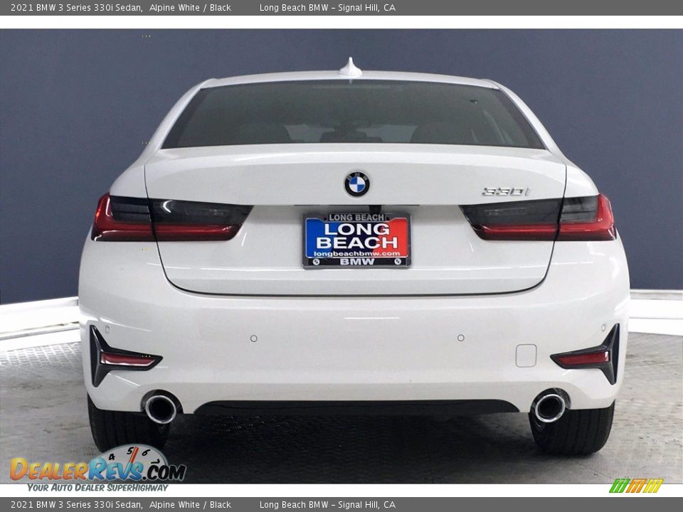 2021 BMW 3 Series 330i Sedan Alpine White / Black Photo #4