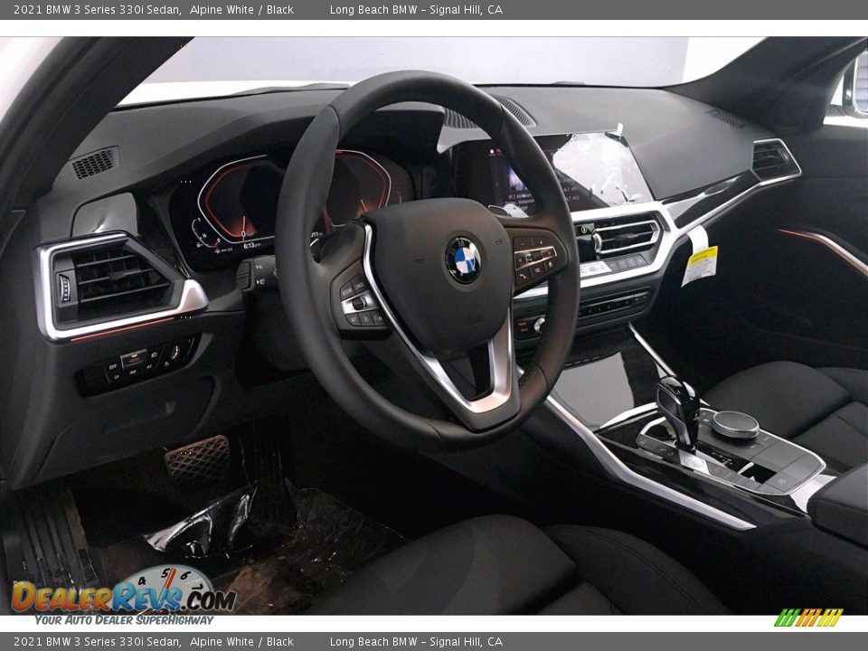 2021 BMW 3 Series 330i Sedan Alpine White / Black Photo #7