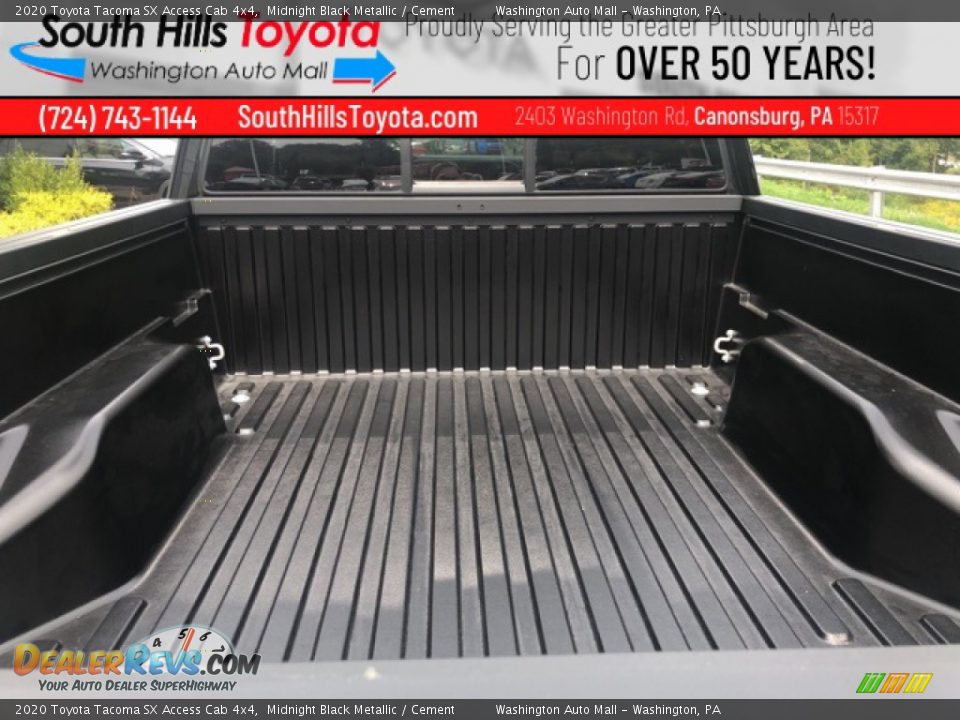 2020 Toyota Tacoma SX Access Cab 4x4 Midnight Black Metallic / Cement Photo #31