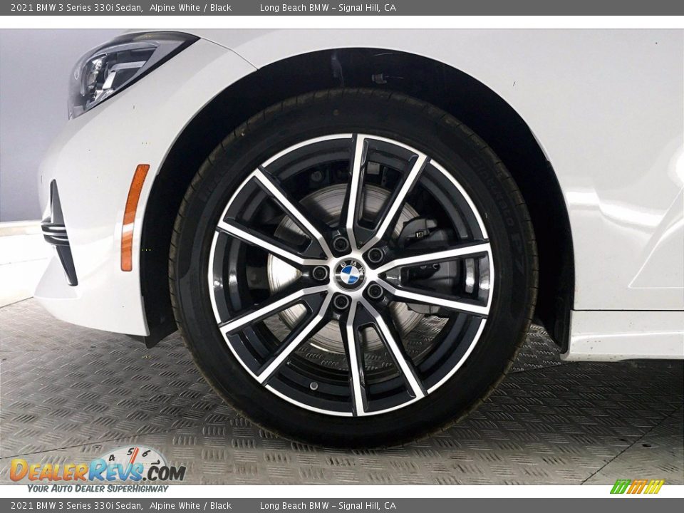 2021 BMW 3 Series 330i Sedan Alpine White / Black Photo #12