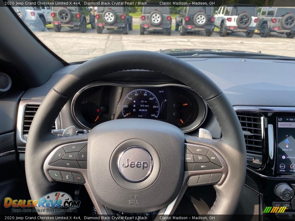 2020 Jeep Grand Cherokee Limited X 4x4 Diamond Black Crystal Pearl / Black Photo #5