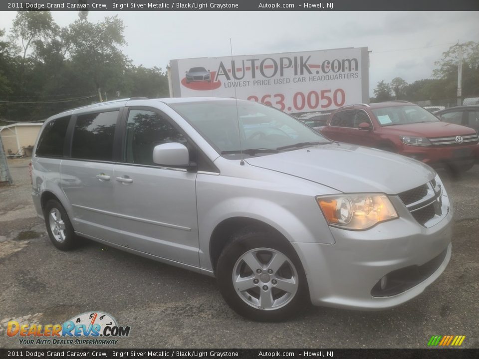 2011 Dodge Grand Caravan Crew Bright Silver Metallic / Black/Light Graystone Photo #1