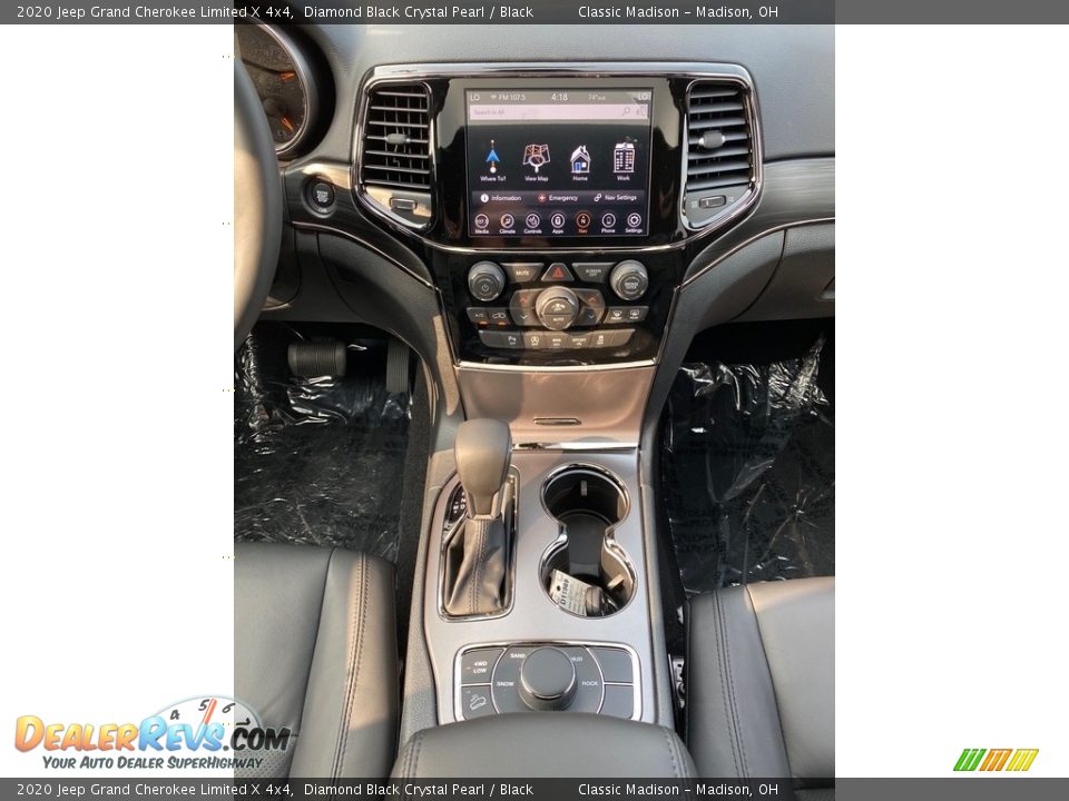 2020 Jeep Grand Cherokee Limited X 4x4 Diamond Black Crystal Pearl / Black Photo #6