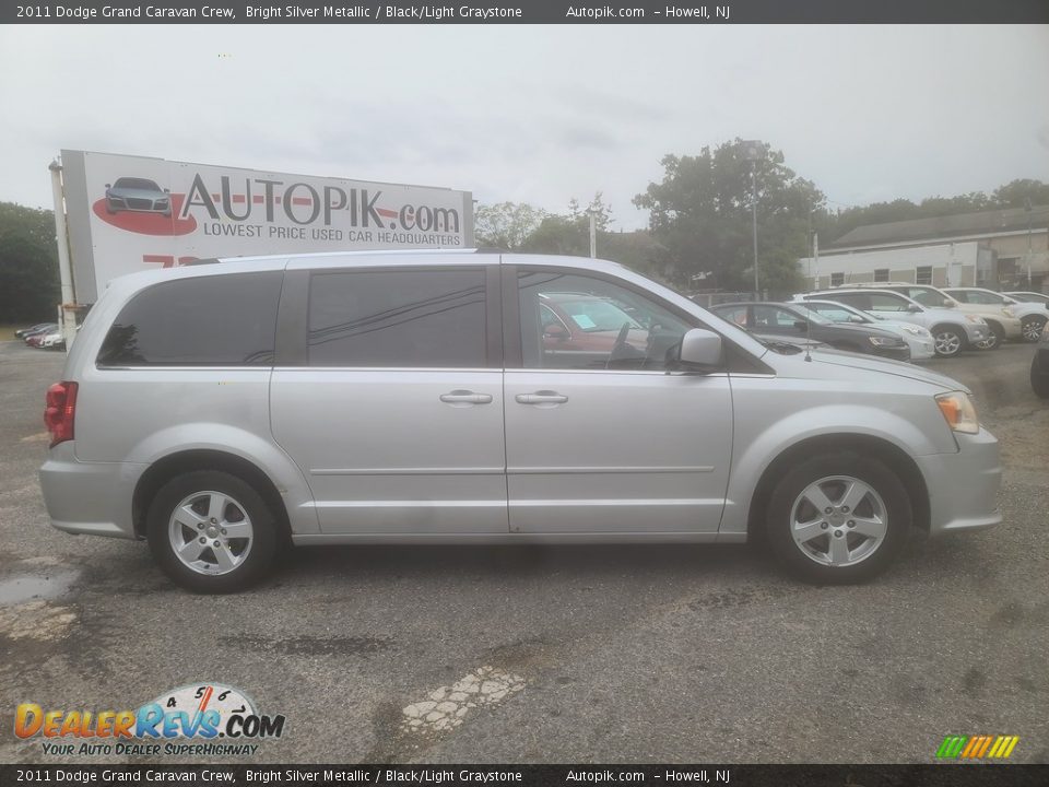 2011 Dodge Grand Caravan Crew Bright Silver Metallic / Black/Light Graystone Photo #2