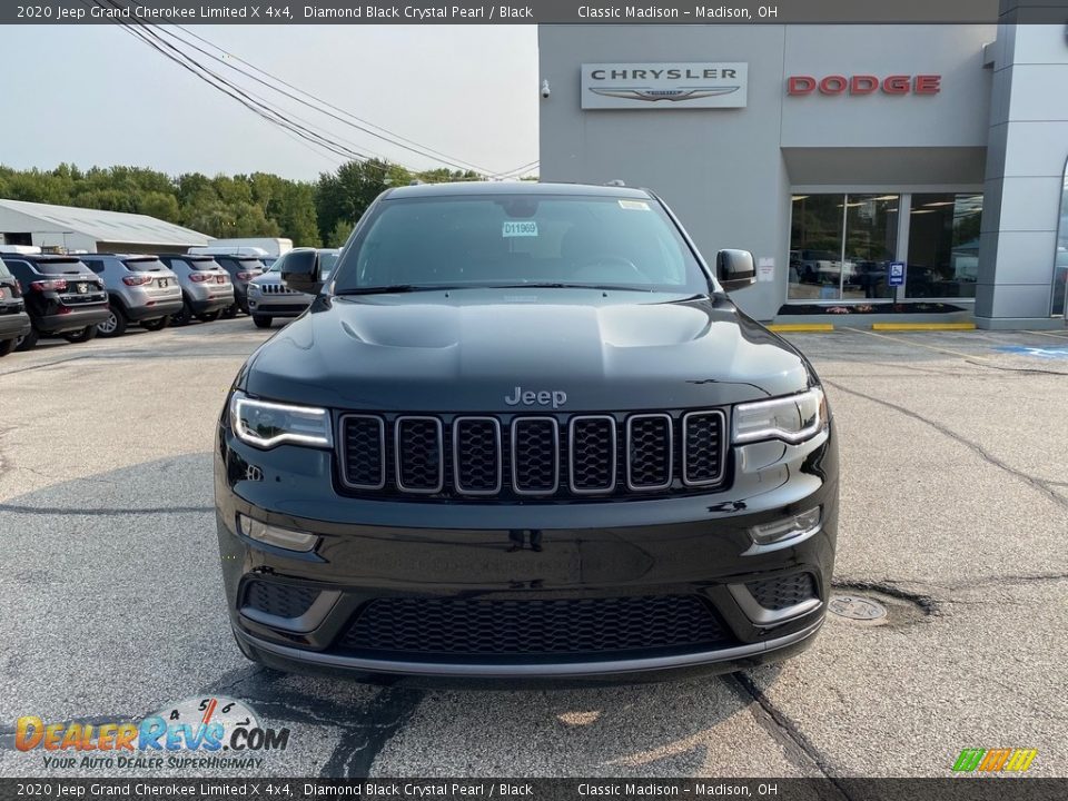 2020 Jeep Grand Cherokee Limited X 4x4 Diamond Black Crystal Pearl / Black Photo #7