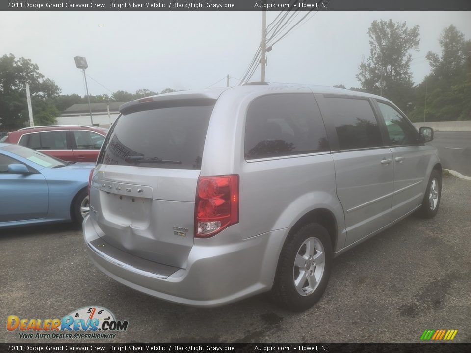 2011 Dodge Grand Caravan Crew Bright Silver Metallic / Black/Light Graystone Photo #3